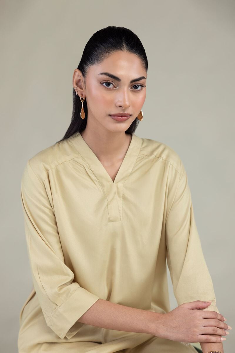 Short V-Neck Blouse