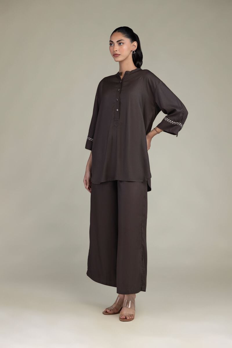 Brown Viscose Shirt