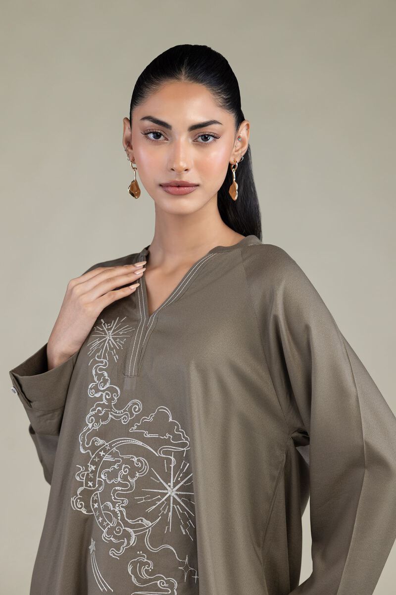 Olive V-Neck Tunic