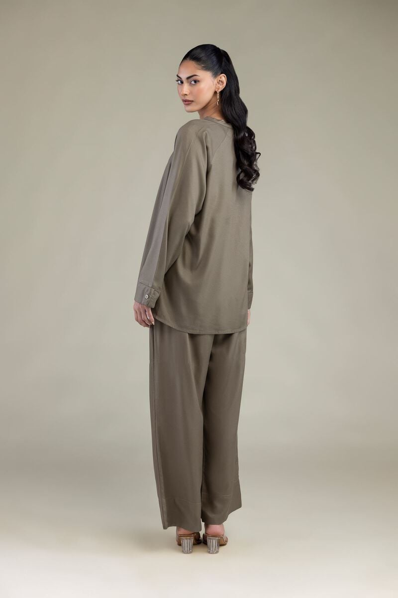 Olive V-Neck Tunic