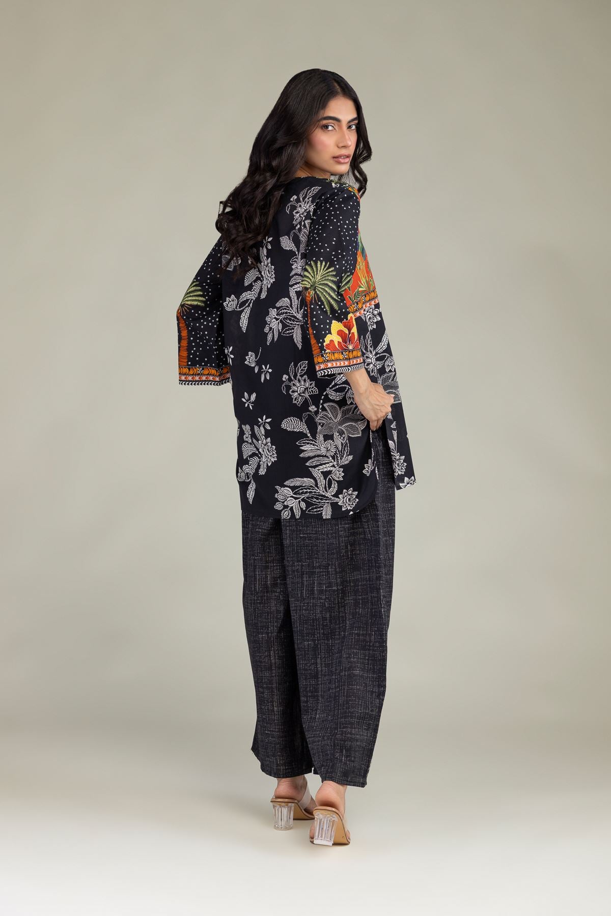 V-Neck Floral Blouse