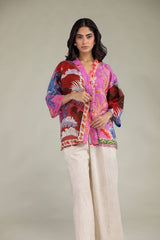 Floral Cambric Tunic