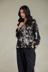 Black Floral Tunic