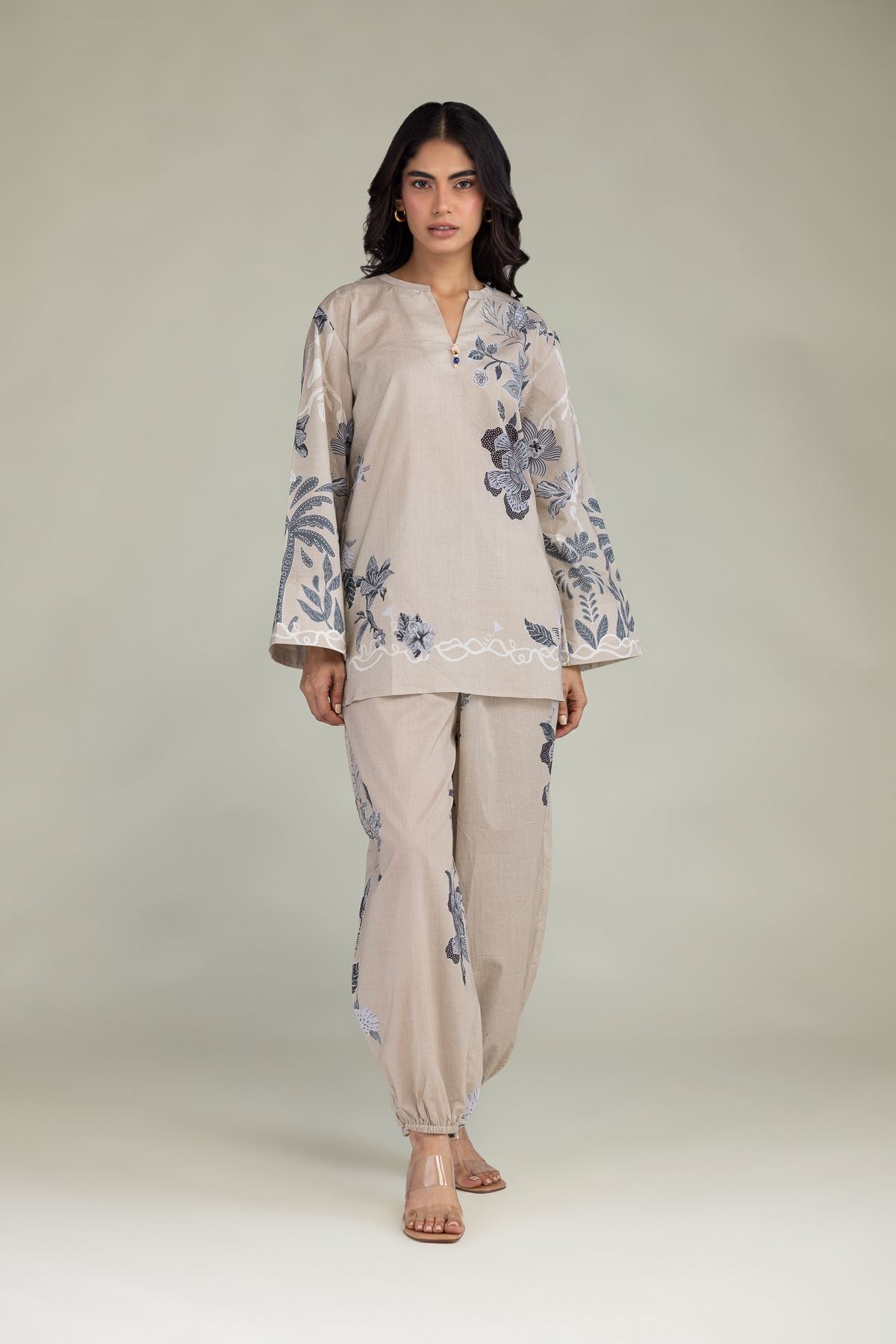 Cambric Floral Tunic