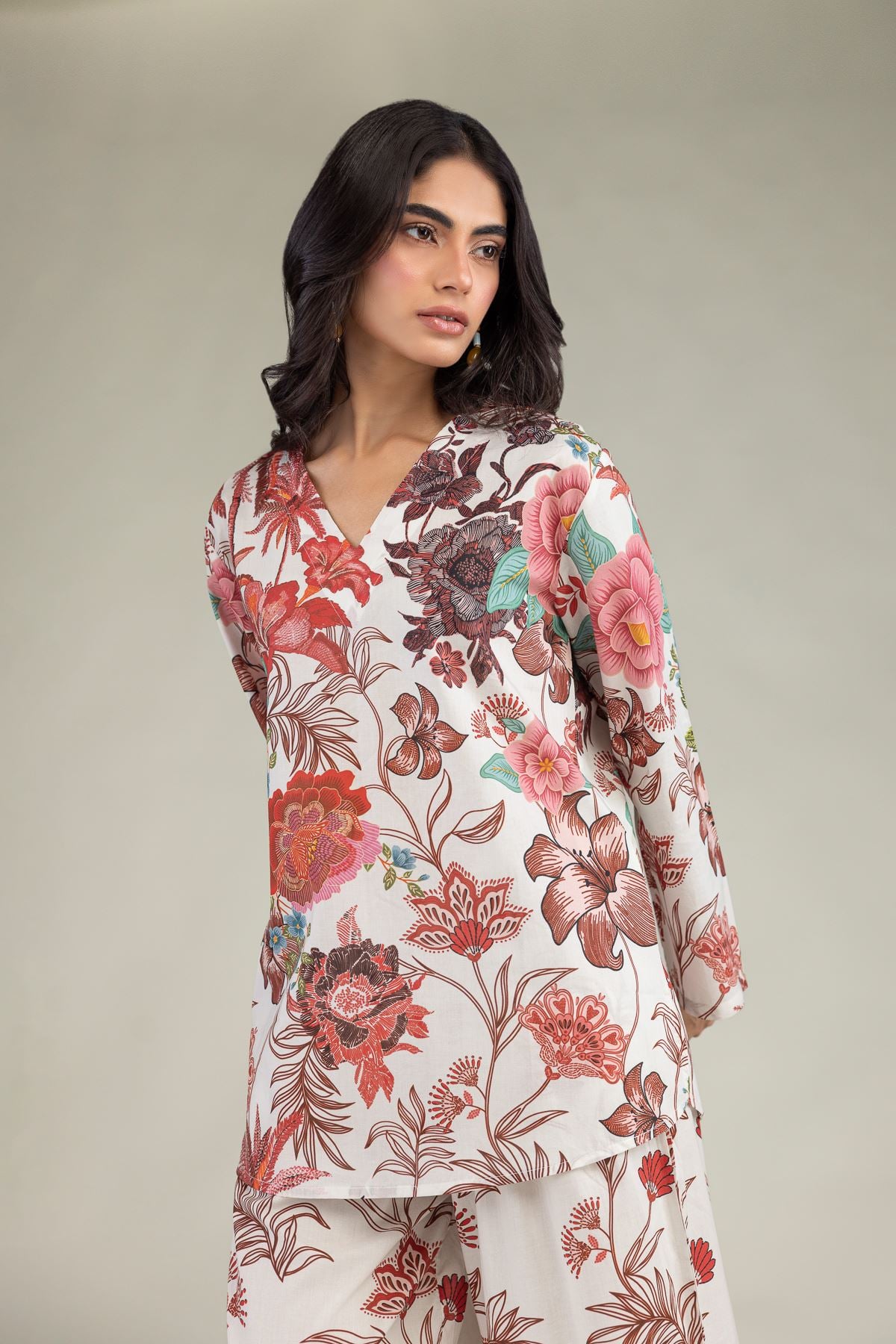 Floral Cambric Trousers