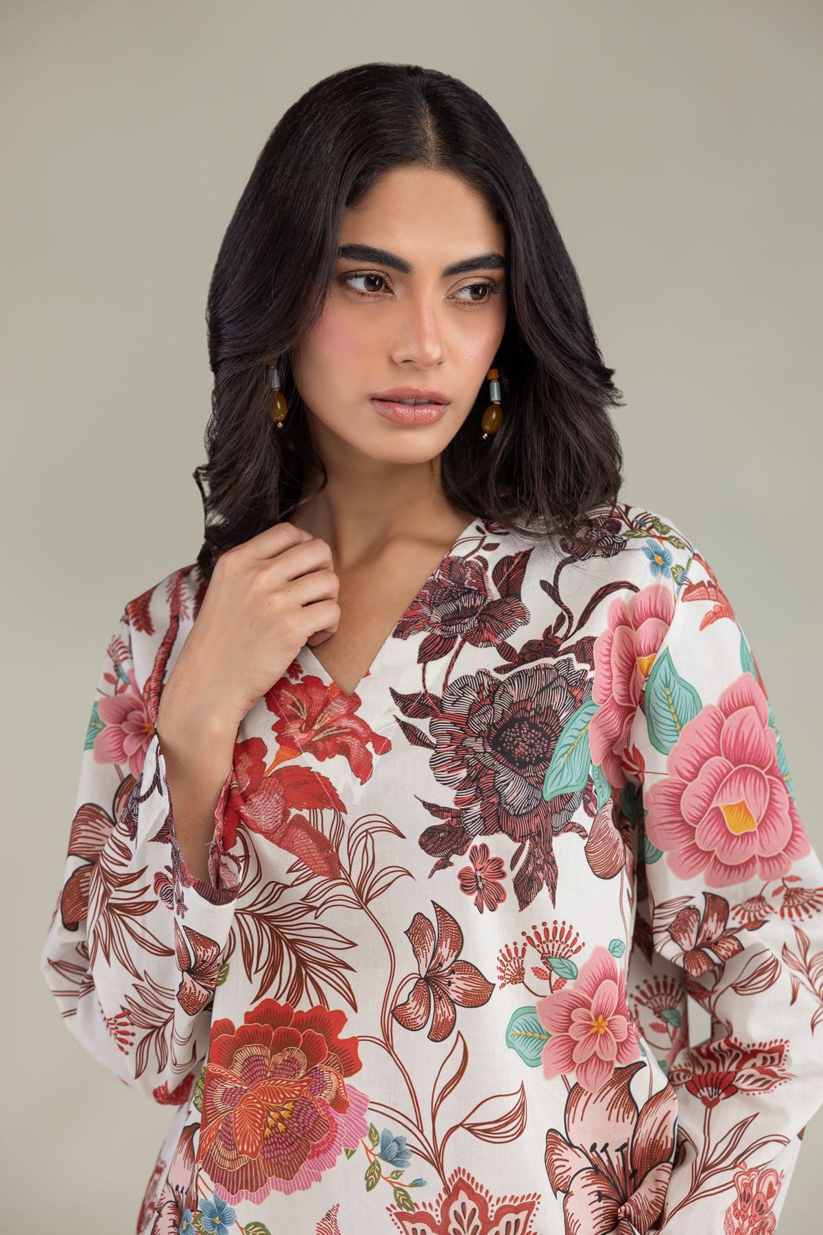Floral Cambric Trousers