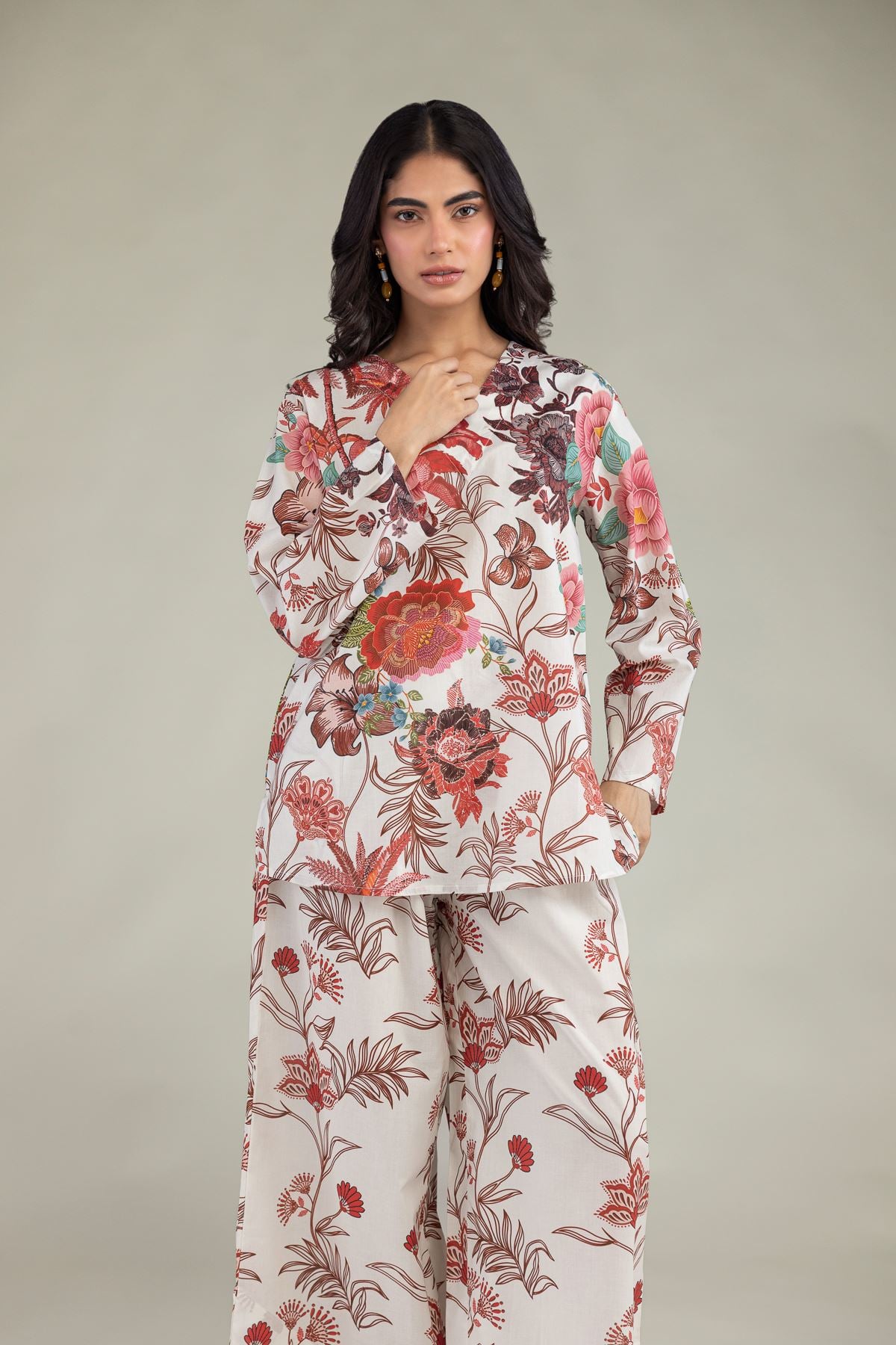 Floral Cambric Trousers