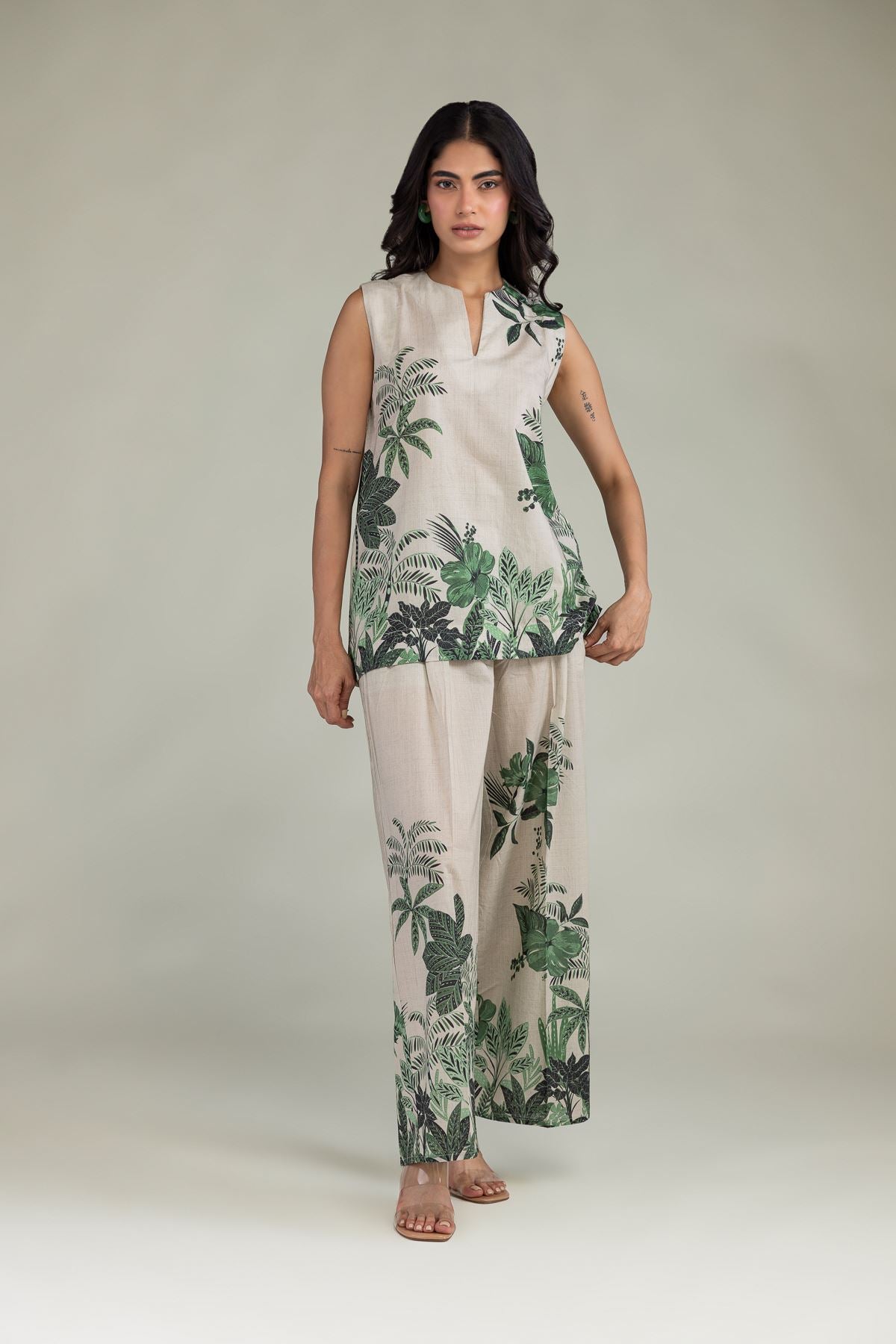 Printed Cambric Trousers