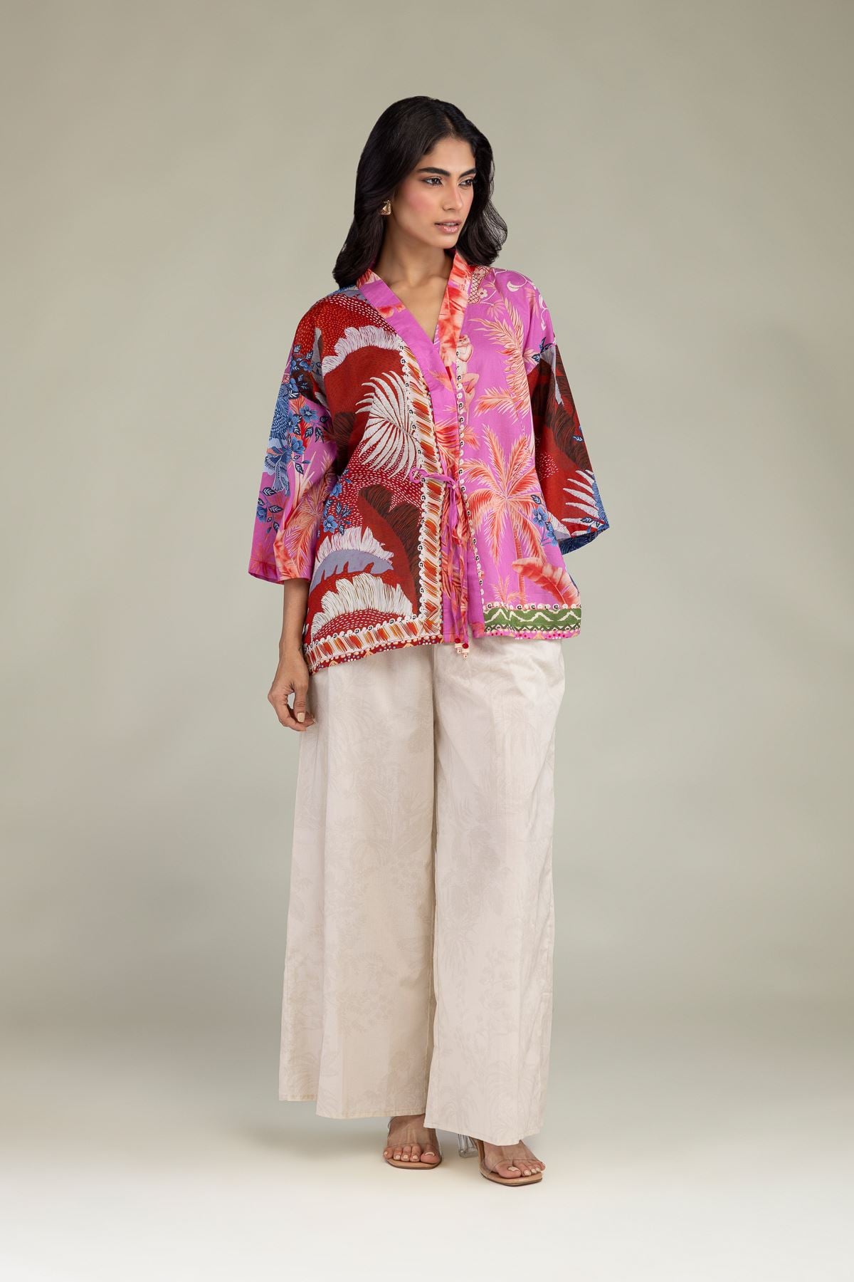 Floral Cambric Tunic