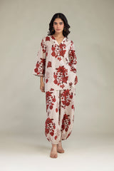 Floral V-Neck Tunic