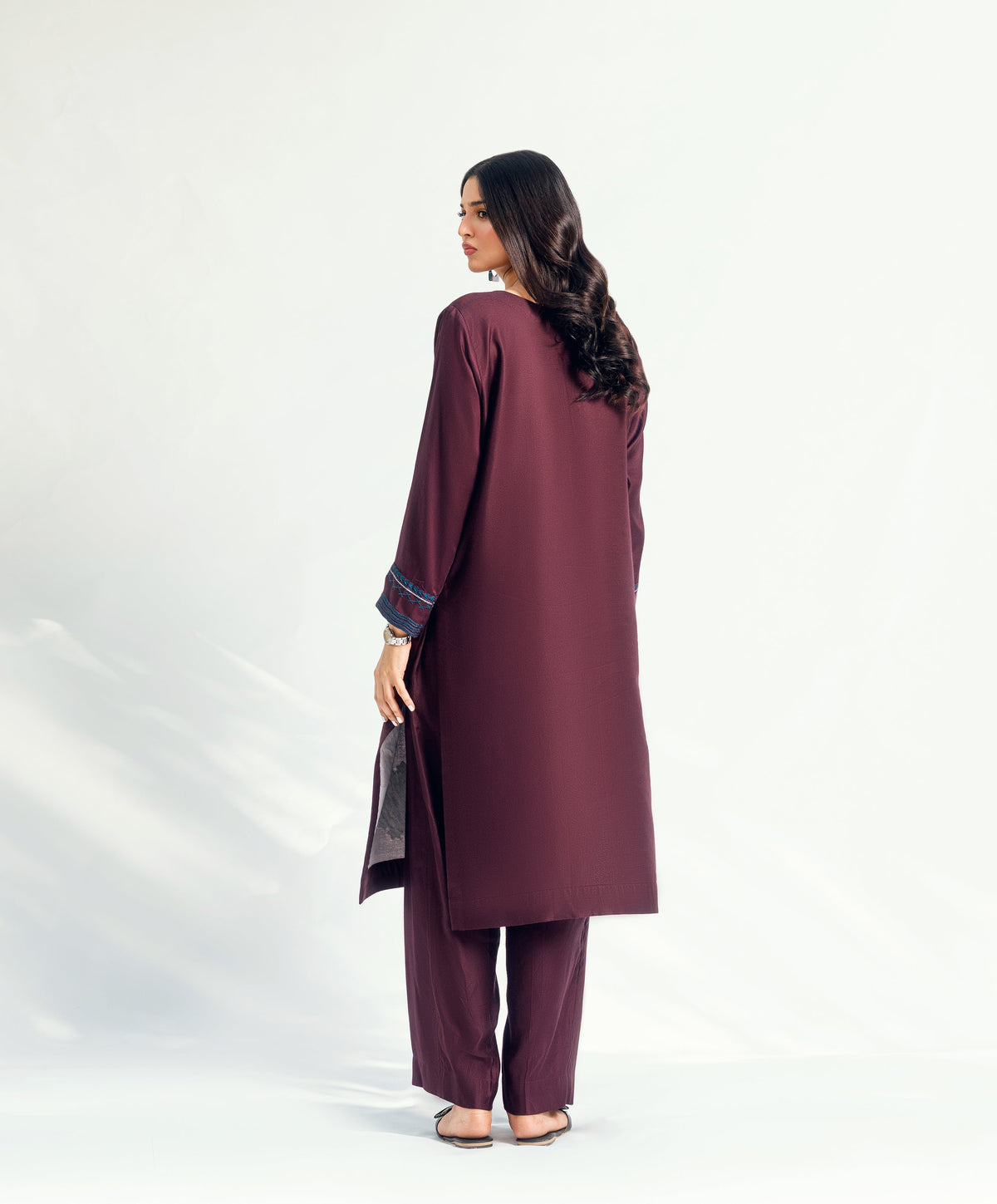 Garnet Gush | 2 pc Stitched