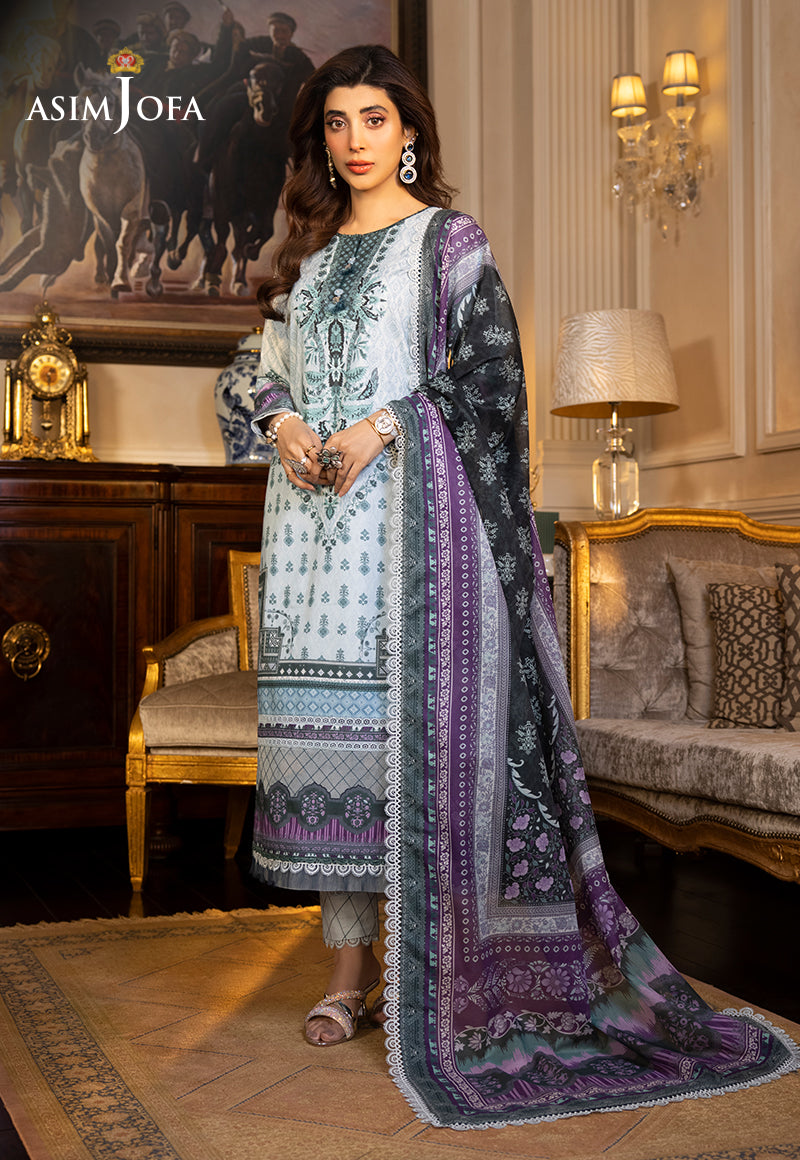 AJS-32 PRINTED LAWN 2 PCS