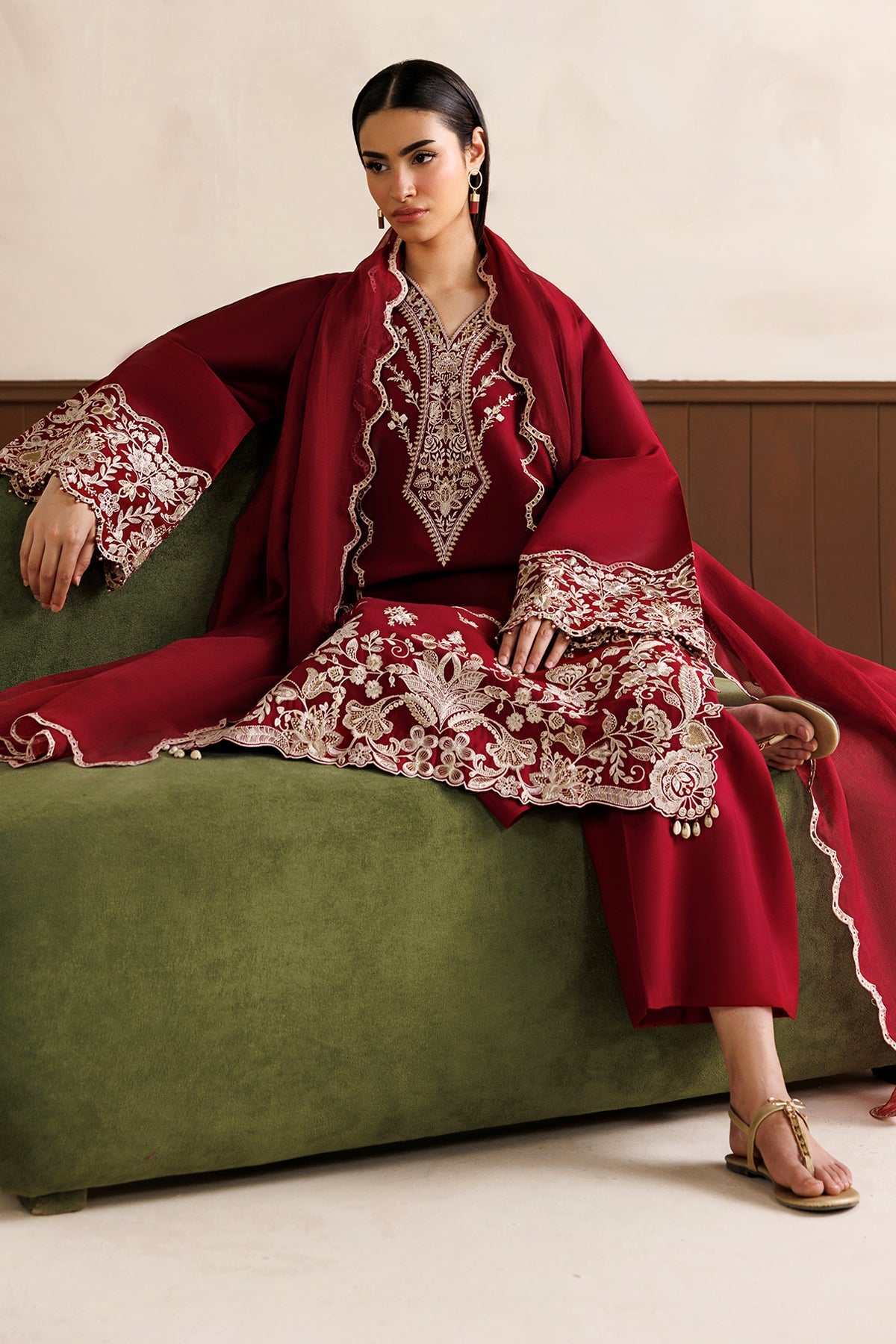 EMBROIDERED LAWN SF-4473