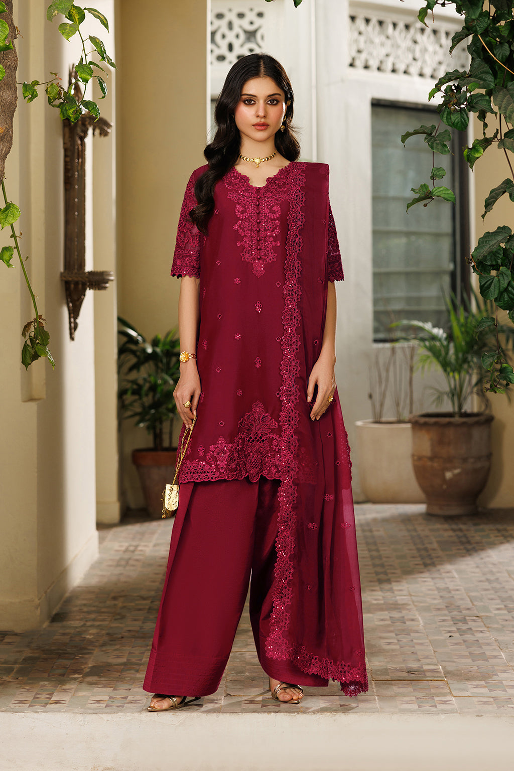 CC-97 Embroidered Chiffon - CC-97-EMBROIDERED-CHIFFON