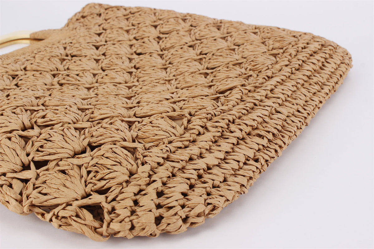 Paola Raffia Bag with Handle