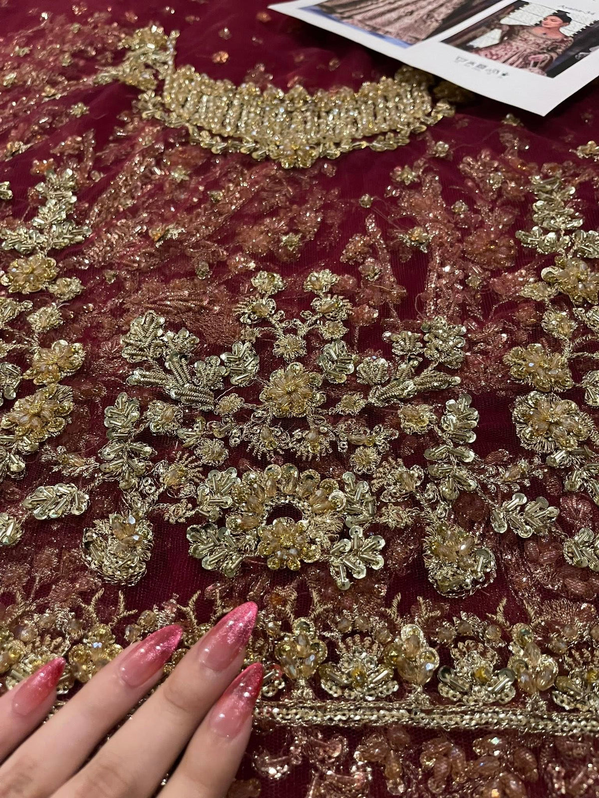 Faiza Saqlain – Ayana Style (Maroon)