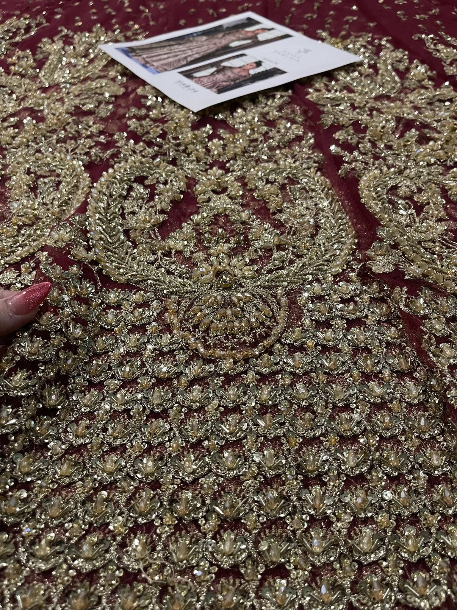 Faiza Saqlain – Ayana Style (Maroon)