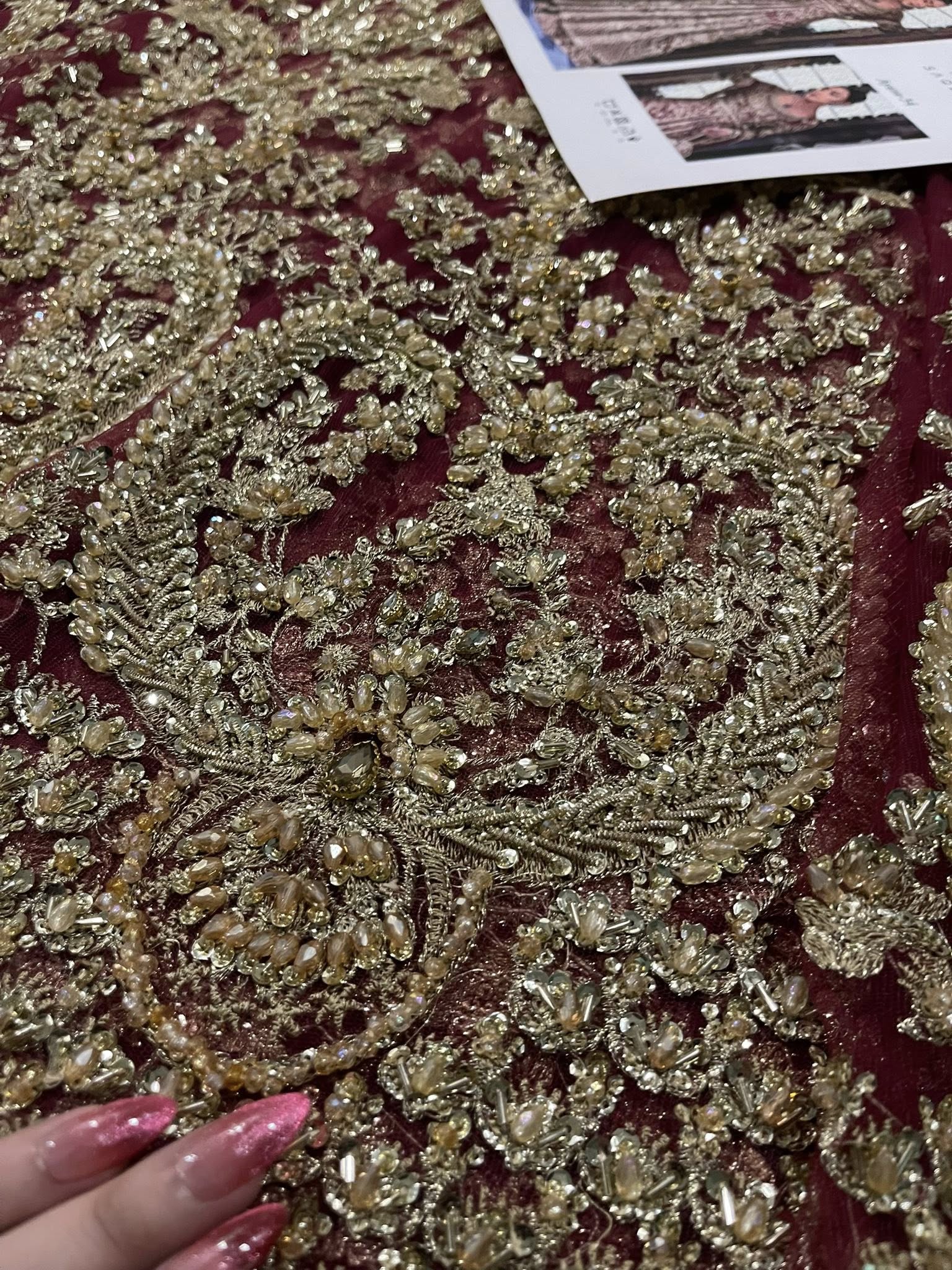 Faiza Saqlain – Ayana Style (Maroon)