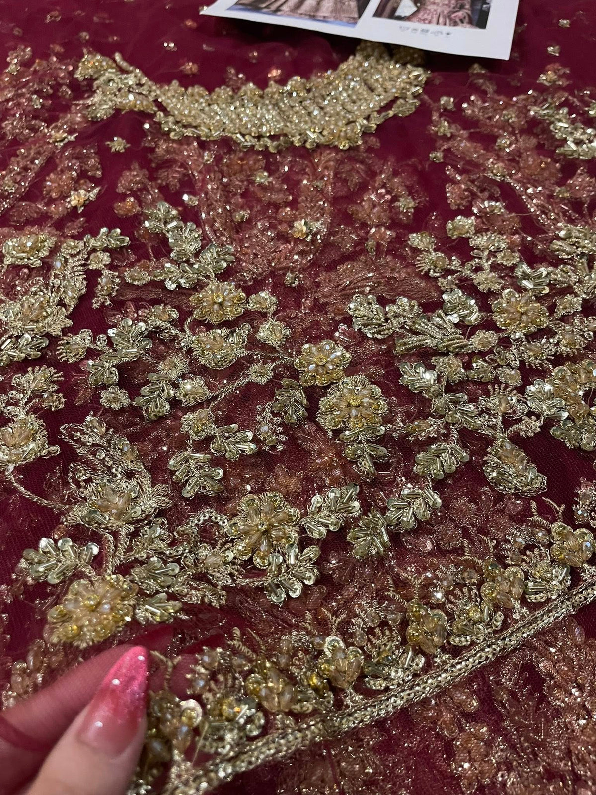 Faiza Saqlain – Ayana Style (Maroon)