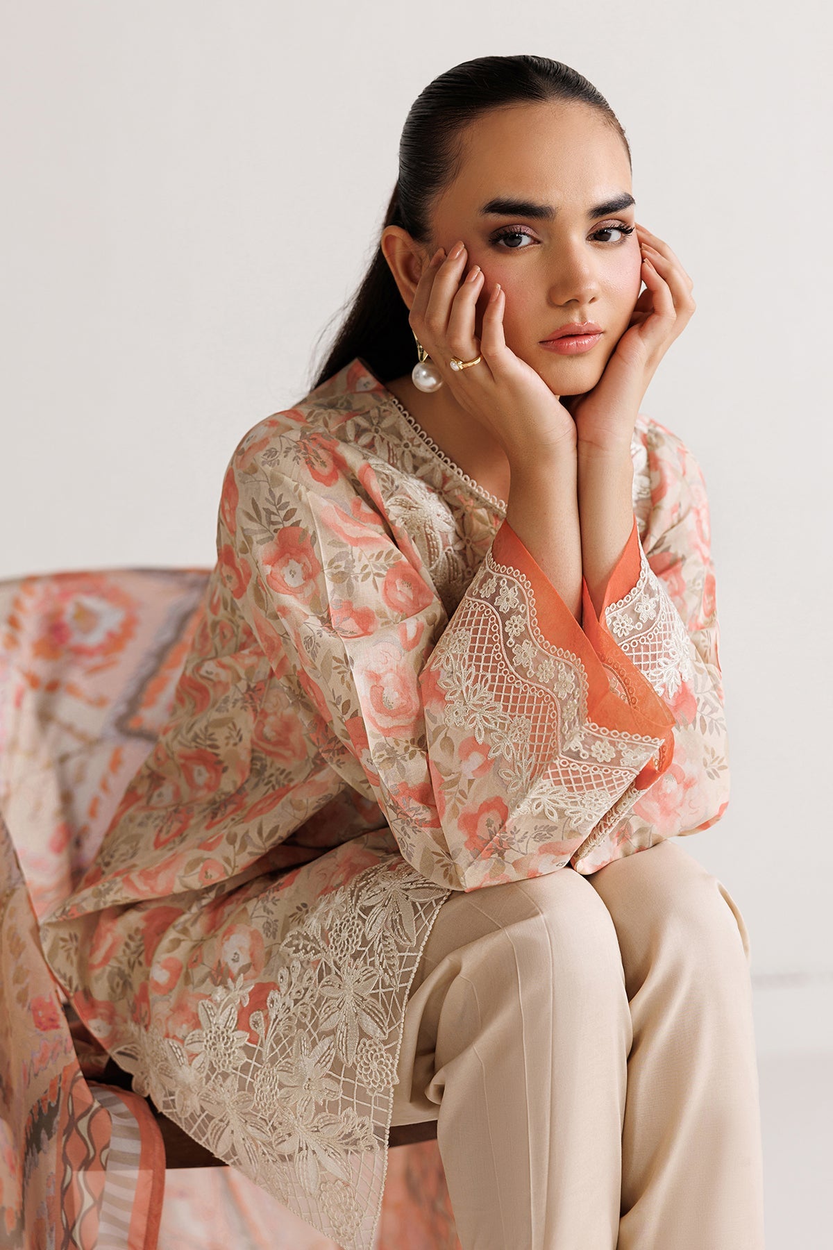 EMBROIDERED LAWN SF-4495