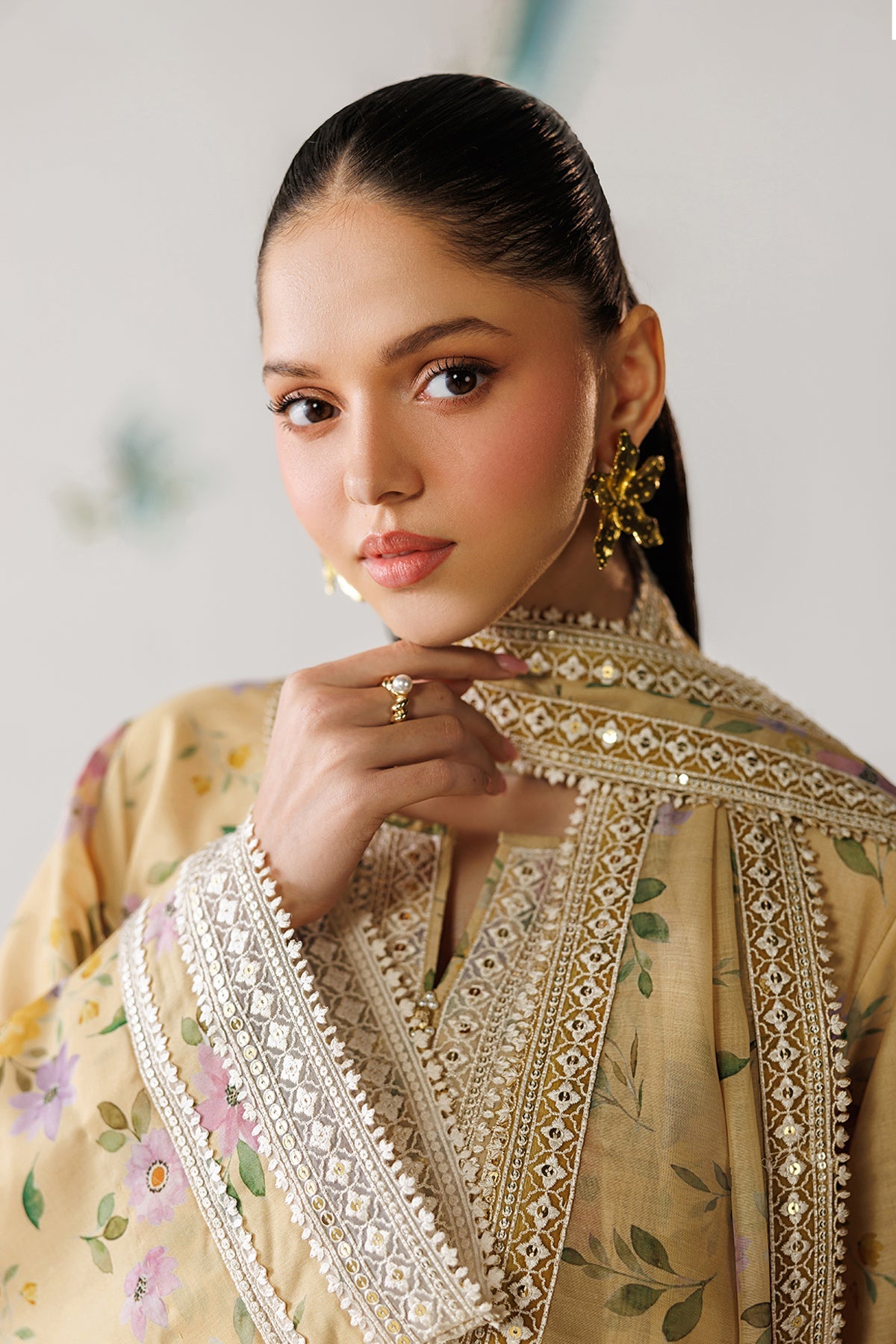 EMBROIDERED LAWN SF-4416