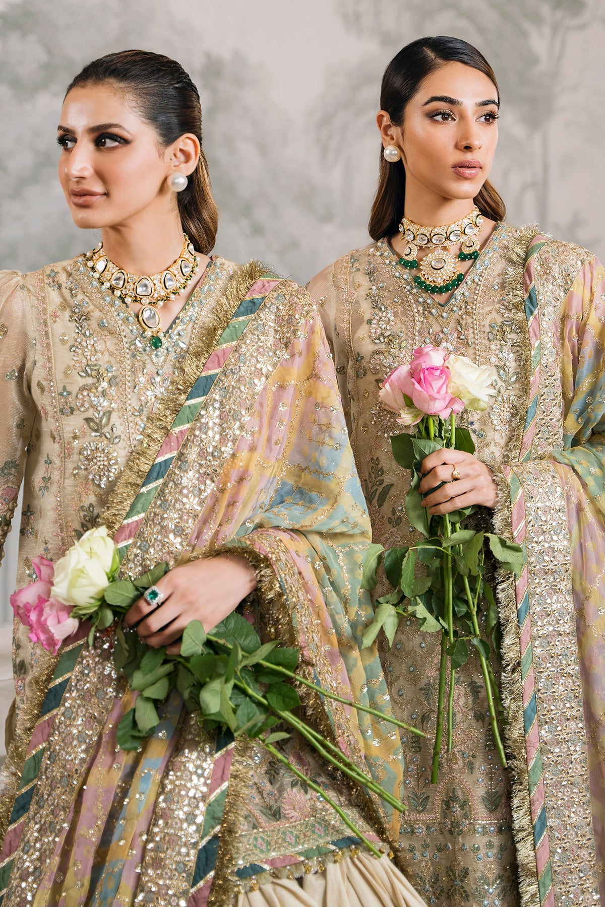 EMBROIDERED MASURI CH12-04 UNSTITCHED