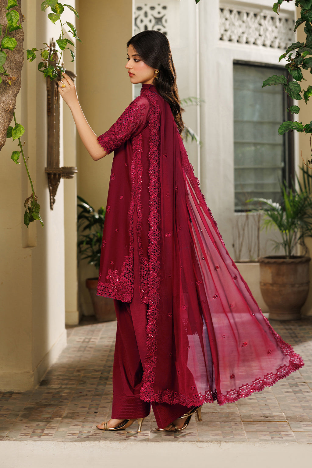 CC-97 Embroidered Chiffon - CC-97-EMBROIDERED-CHIFFON
