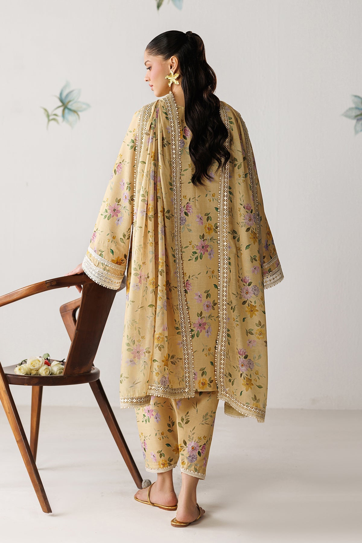 EMBROIDERED LAWN SF-4416