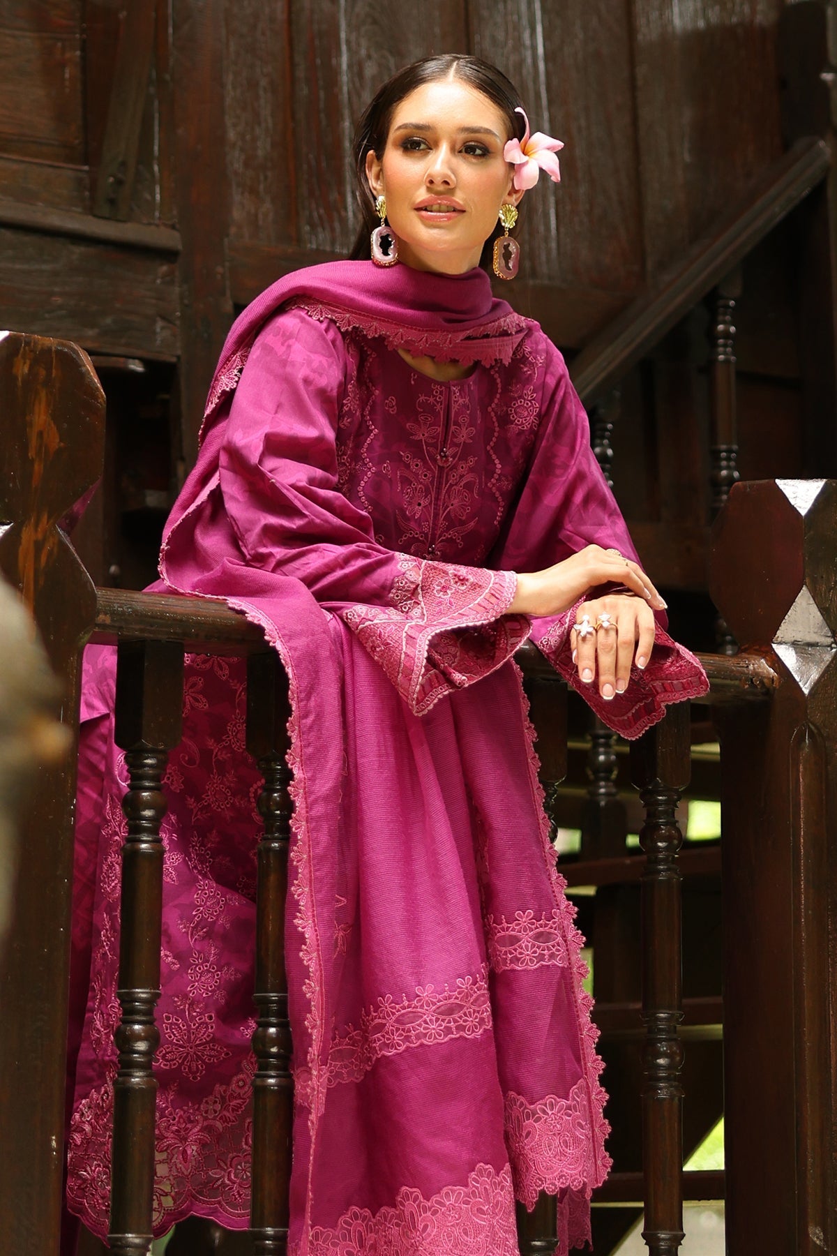 EMBROIDERED LAWN SF-4254