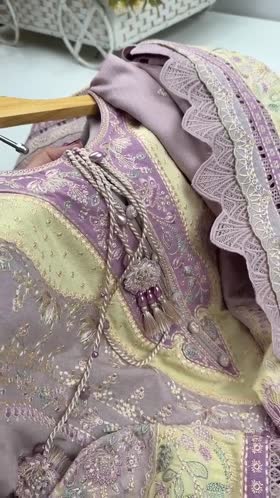 Rs 25500 Aneelas Stitched Luxury Karandi Emb 3pc With Karandi Shawl [KR-26-08] [Dispatch Time 2 Month]