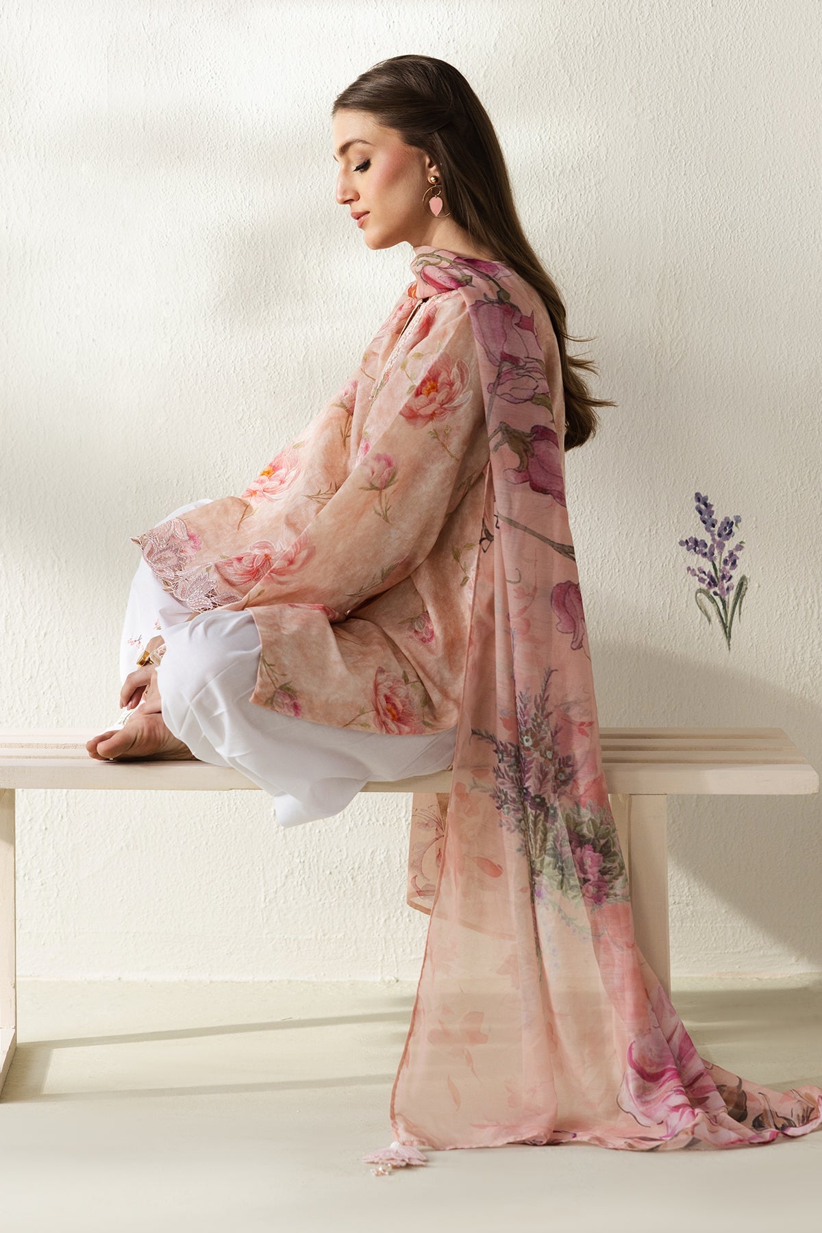 EMBROIDERED LAWN UF-4427