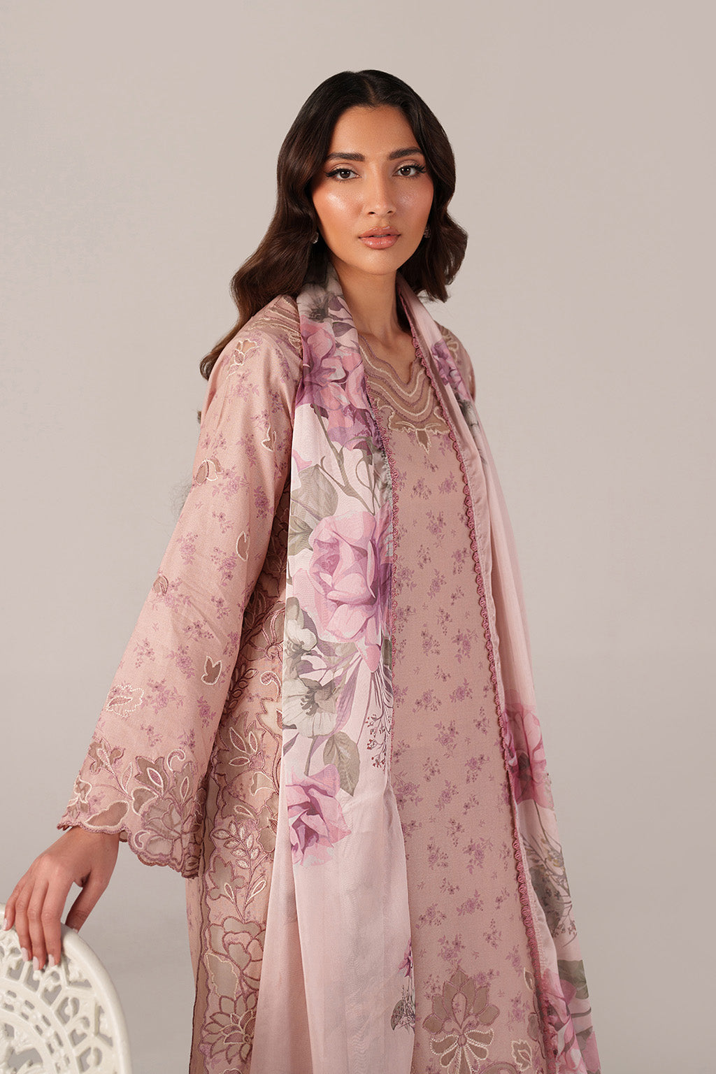 SS-05 Embroidered  Lawn