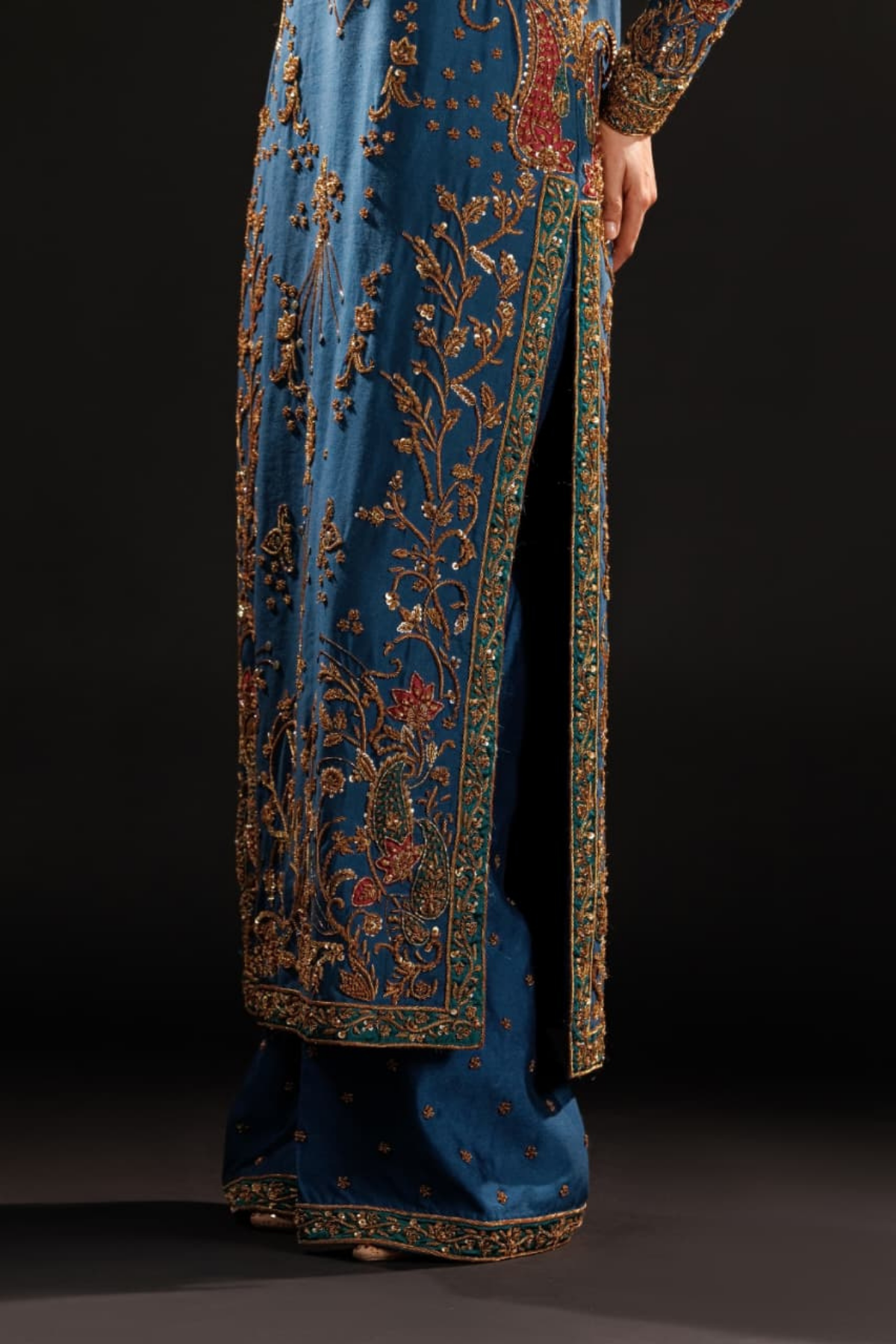 Usama Silk – Azure Dynasty Style
