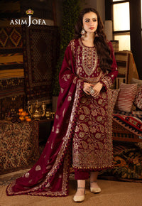 Ajlso-07 Unstitched 3 Pcs Shirt Dupatta Trouser