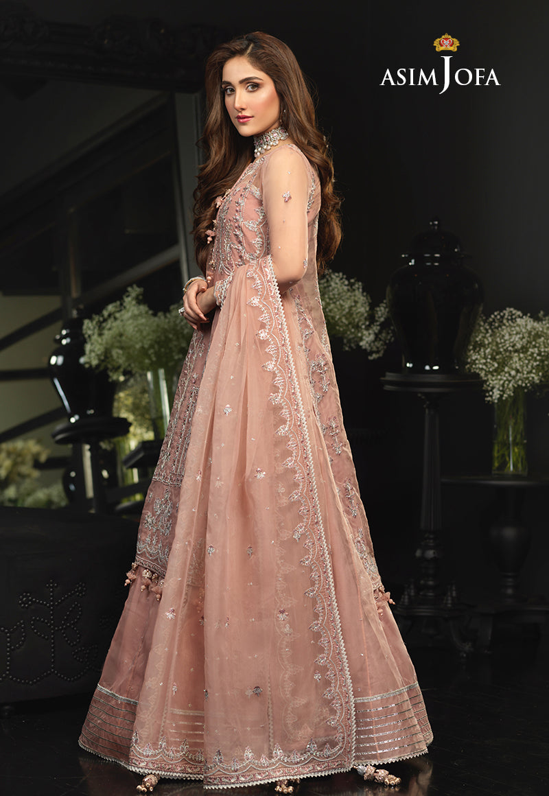 AJN-12 EMBROIDERED ORGANZA 3 PCS