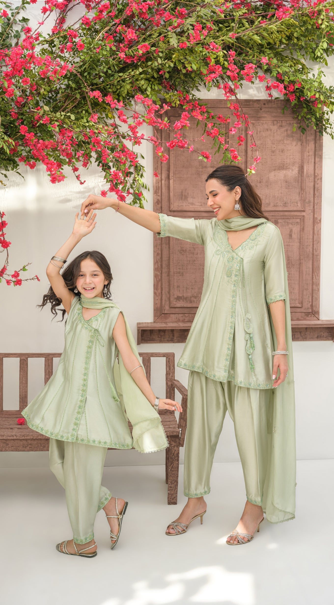 Quine Junior | Girls Sheesha Silk Anarkha | Sabeen Abbas