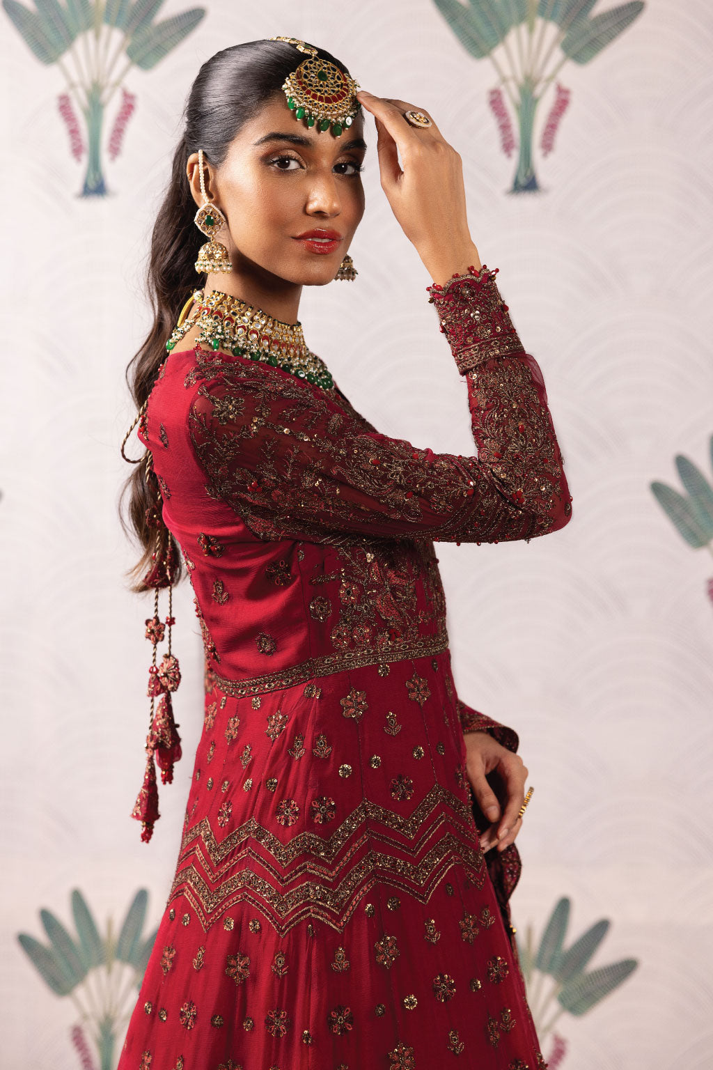 ISC-08 Manak (Frock With Crushed Lehnga)