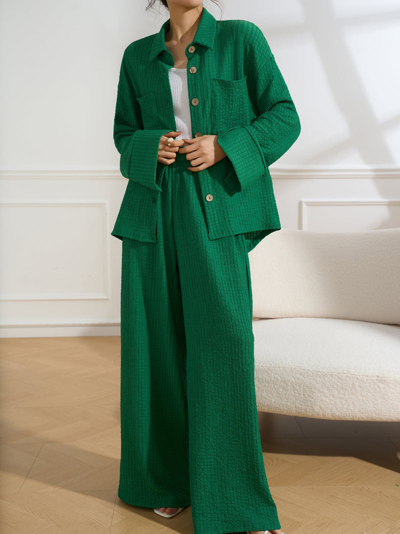 Ravello Emerald Two Piece Suit  Dark