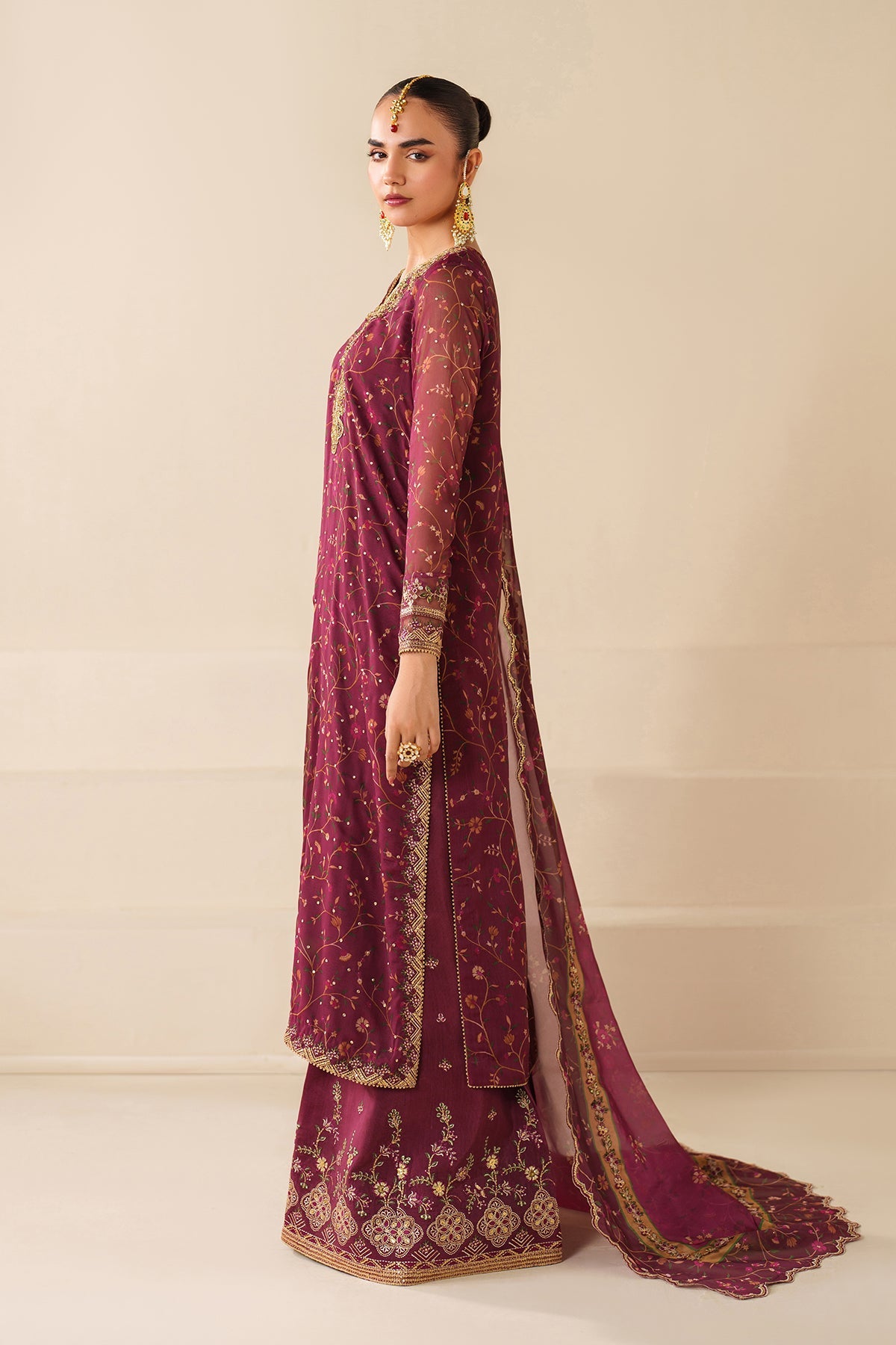 EMBROIDERED CHIFFON SF-4277