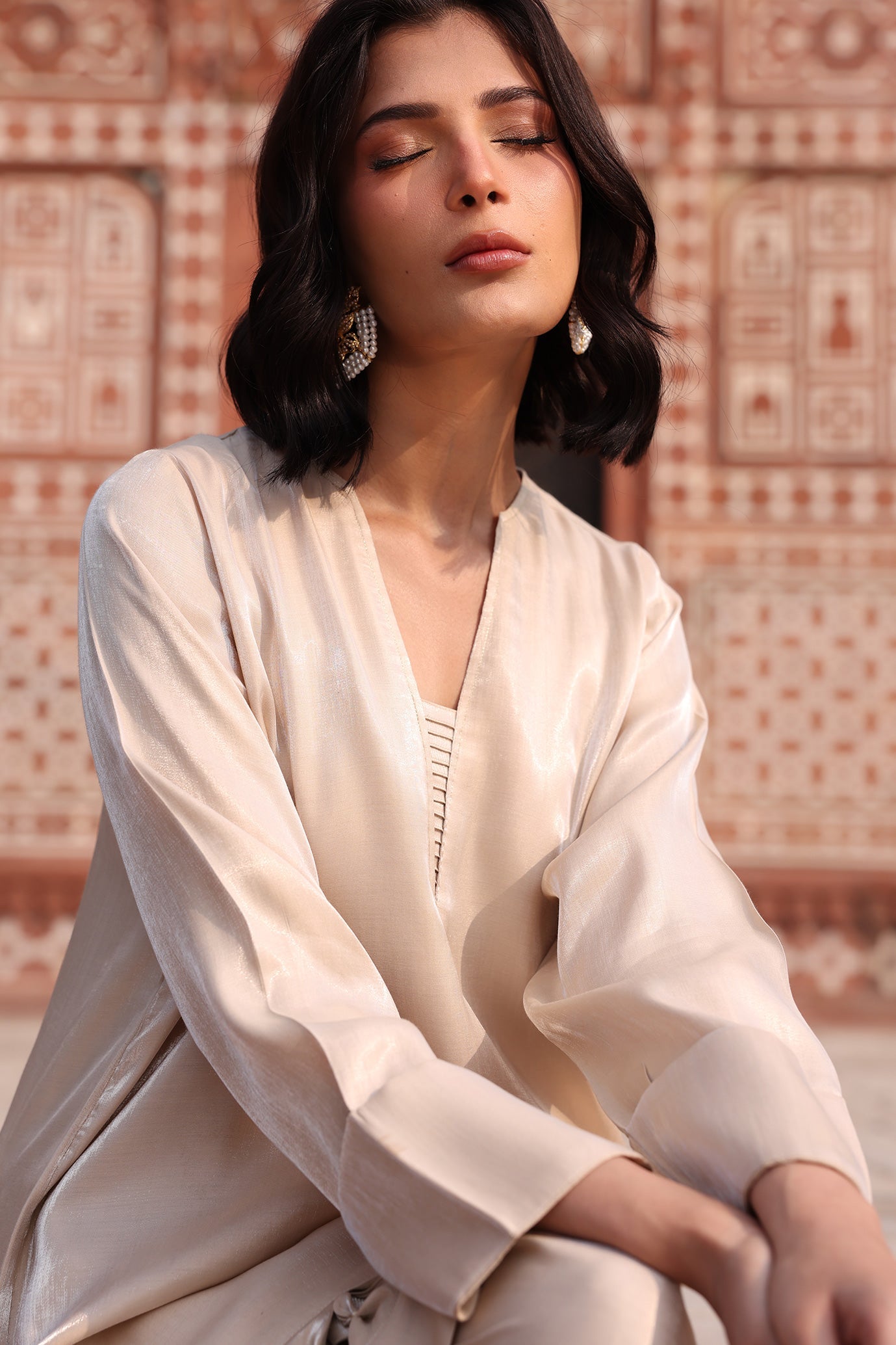 Printed Arabic Dobby Shirt