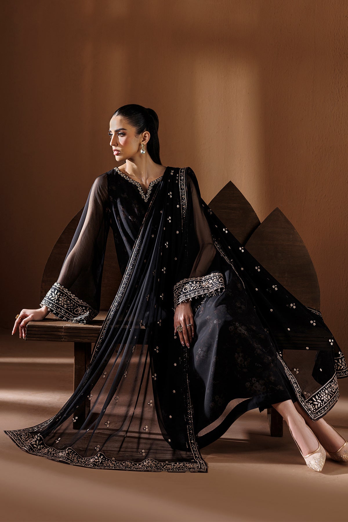 Embroidered Chiffon Pr-1288