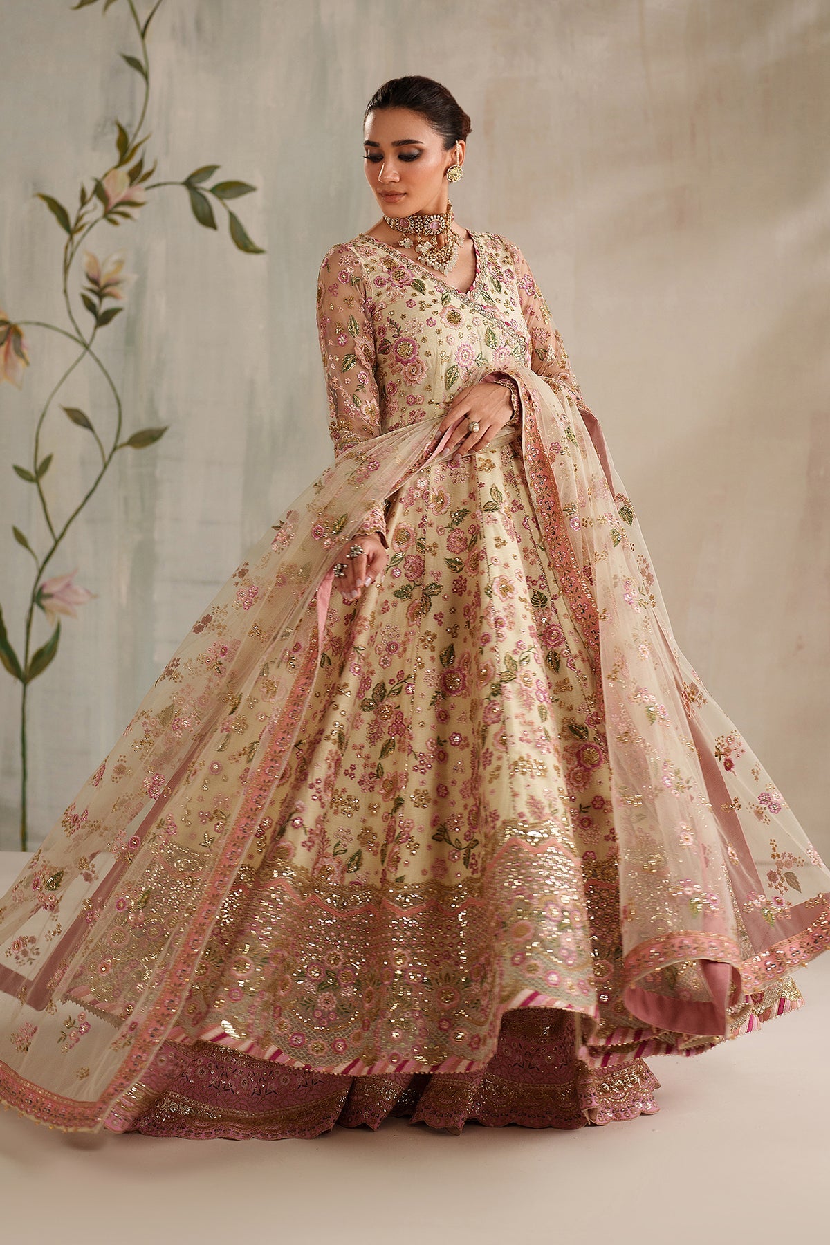 EMBROIDERED NET UF-4371