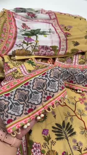 Aneelas Stiched Printed Lawn With Voil Lawn Printed Duppata [SPR-26-45-A] [Dispatch Time 2 Months]