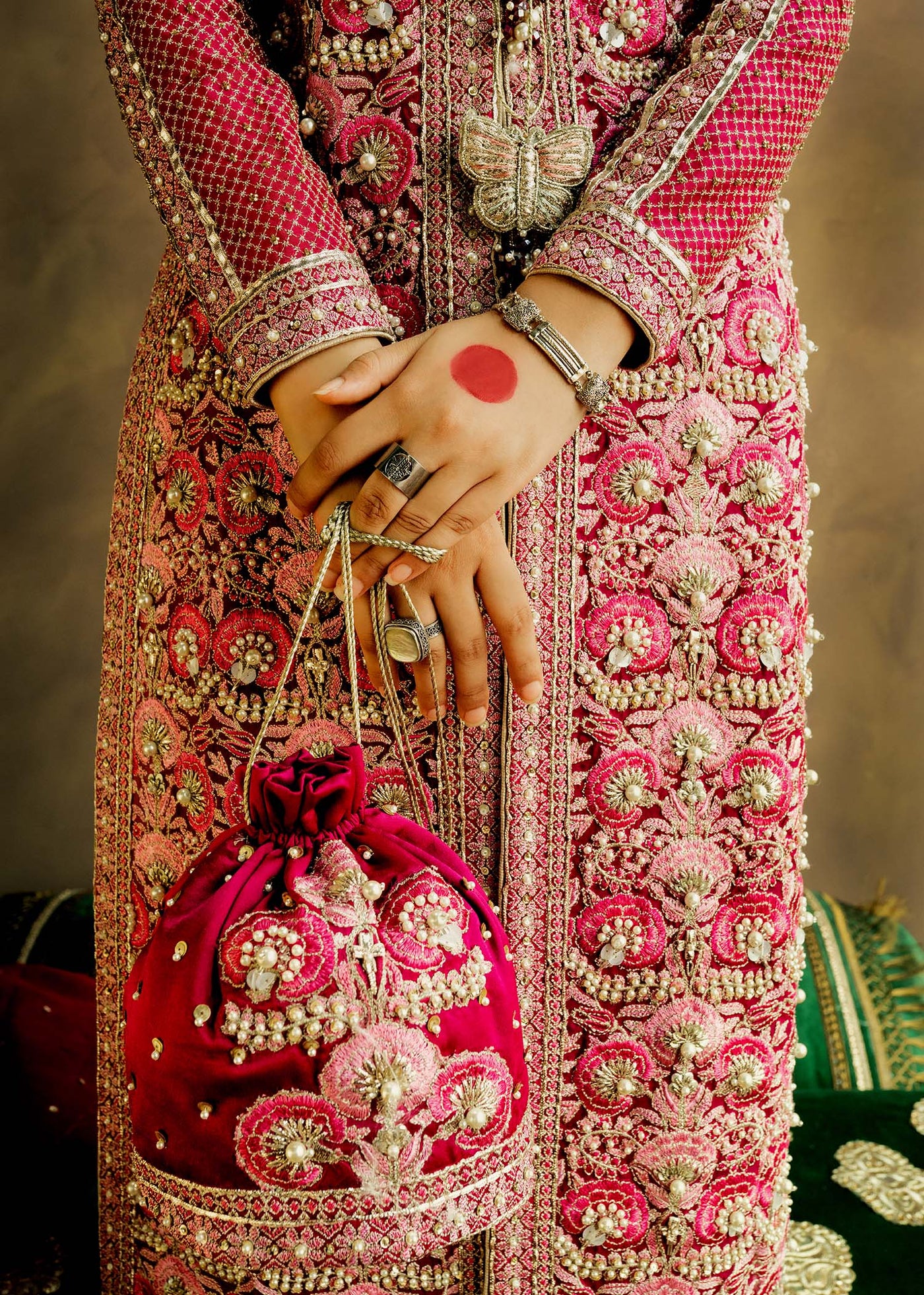 3 Piece Embroidered Lawn Suit with Embroidered Borders