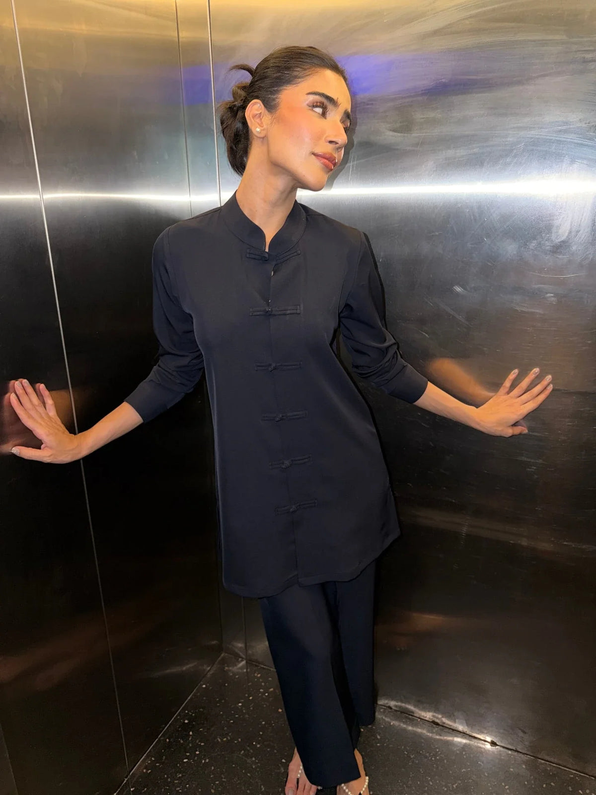 Navy Mandarin Set