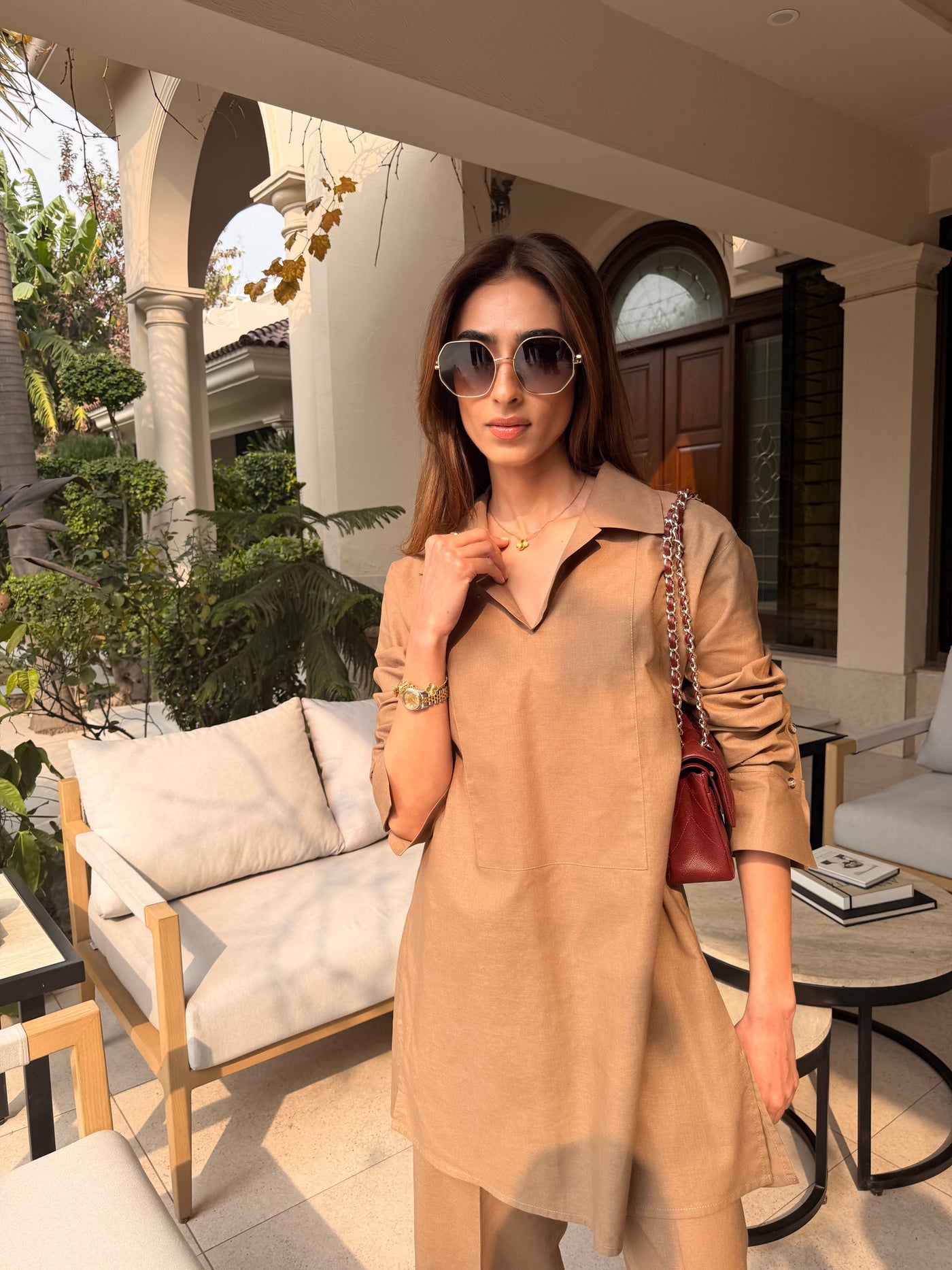 Taupe Linen Willow Set