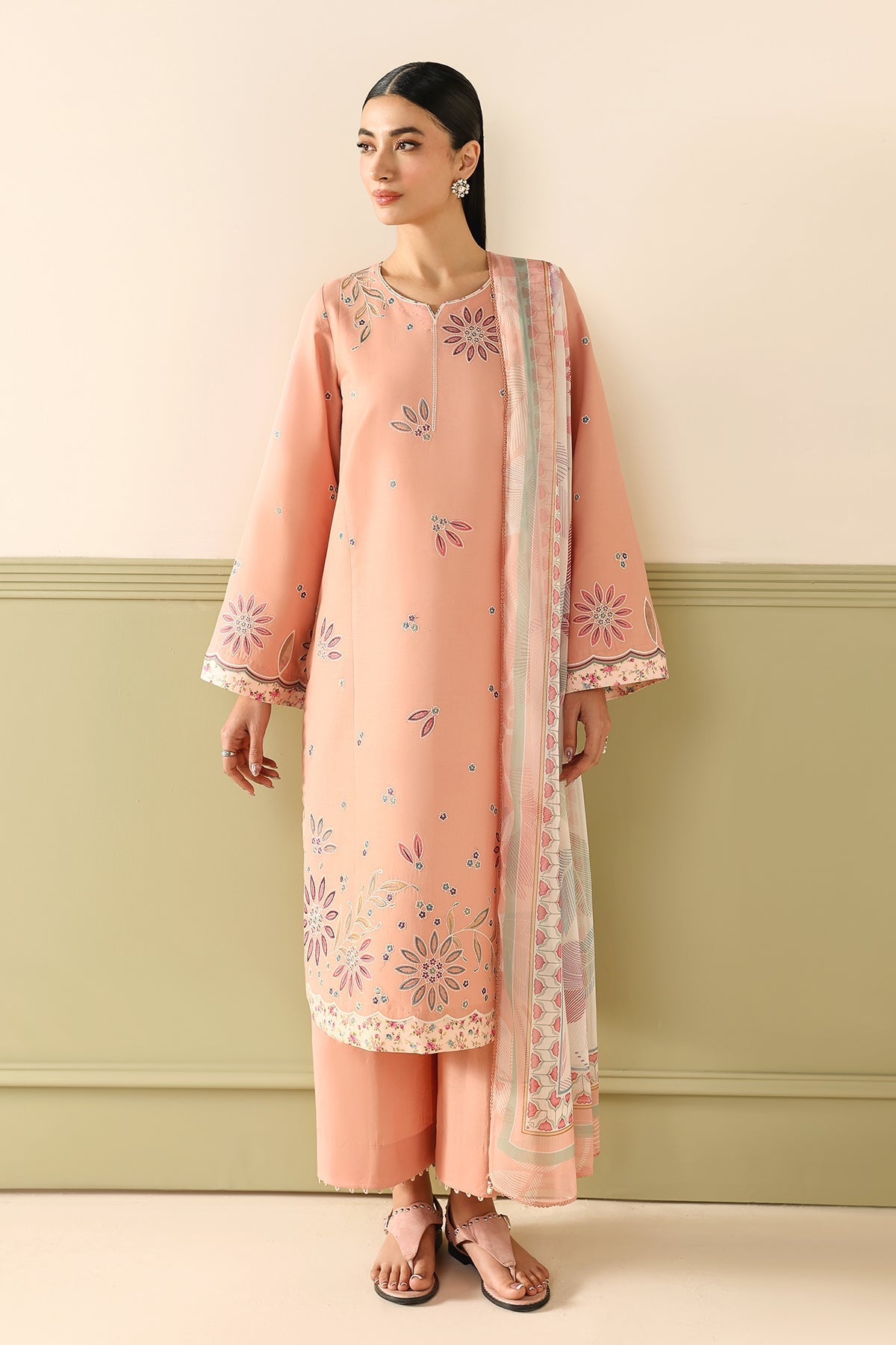 EMBROIDERED LAWN RTW-9274