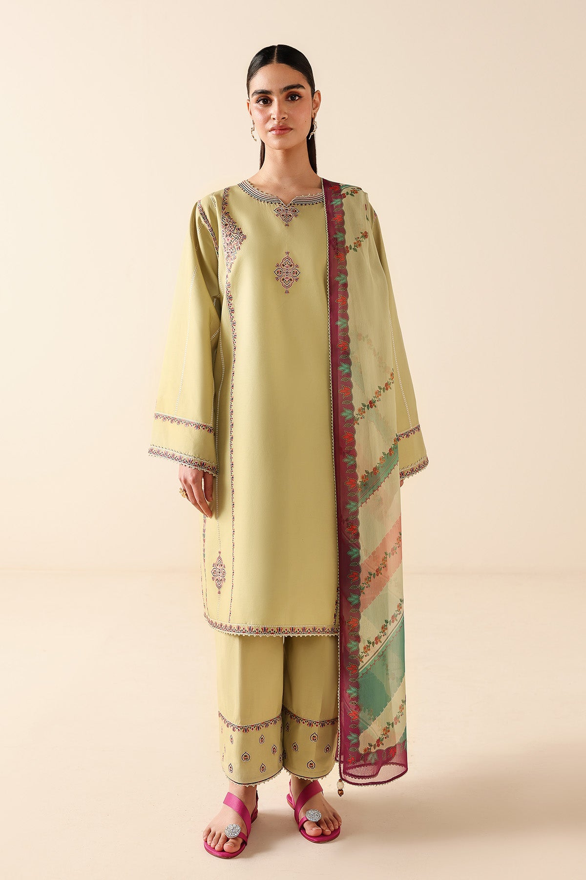 EMBROIDERED LAWN RTW-9339