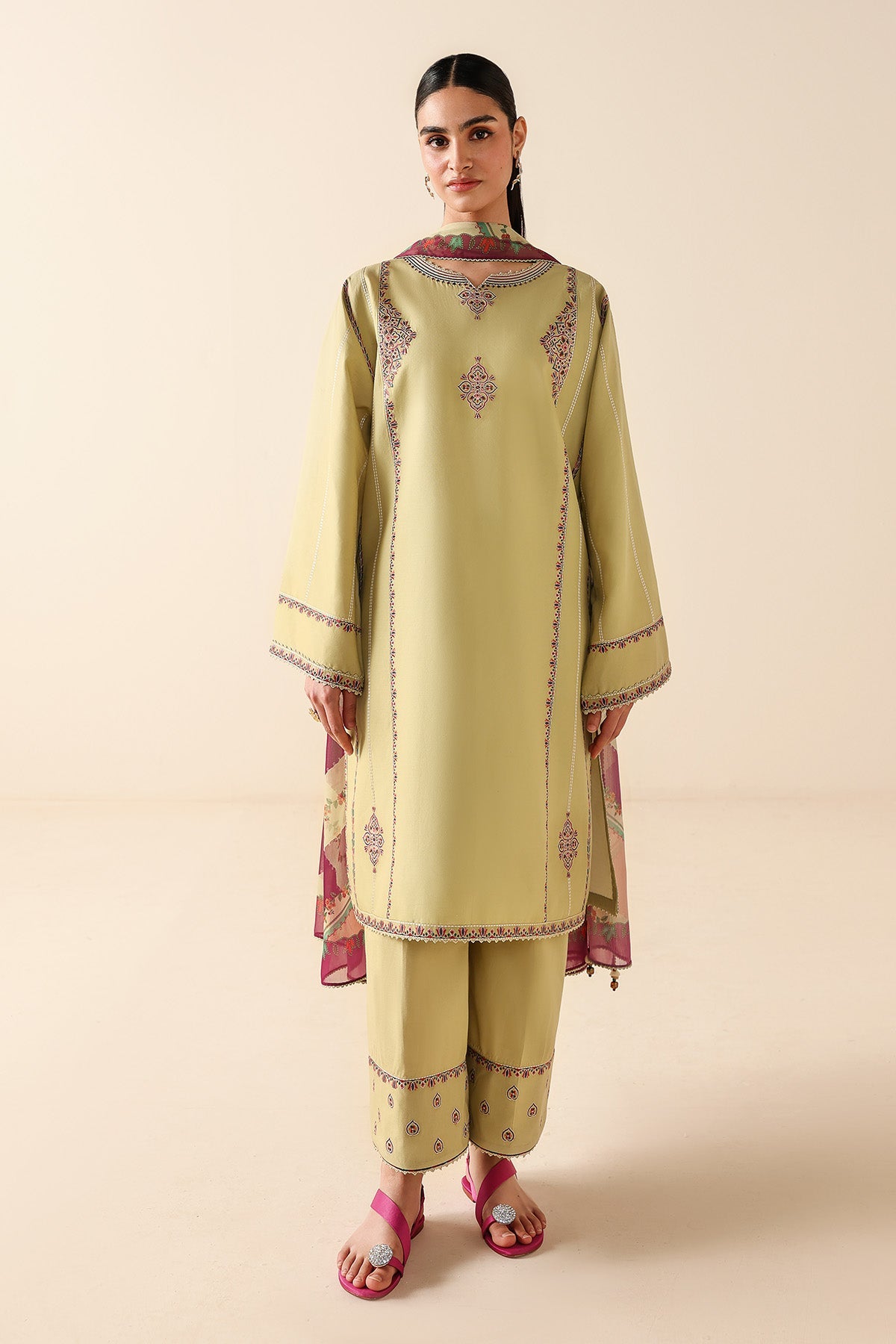 EMBROIDERED LAWN RTW-9339