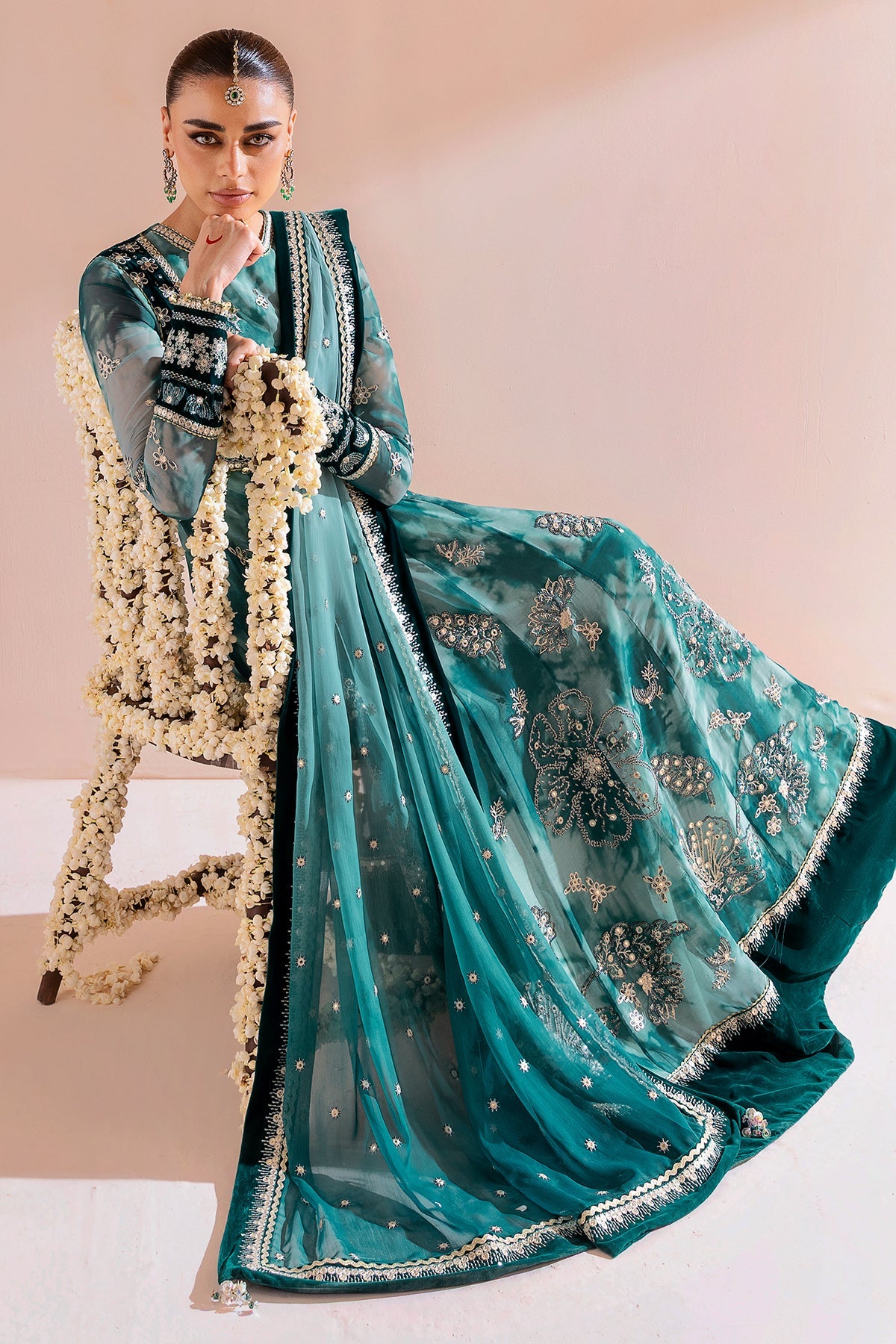 Embroidered Velvet Formal CVF25-D06